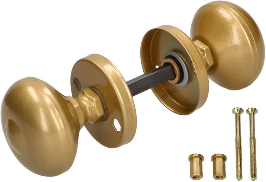 Ibenzoa Goudkleurige Draaibare Deurknop met Diameter 55 mm – Robuuste en Stijlvolle Oplossing voor Toepassingen