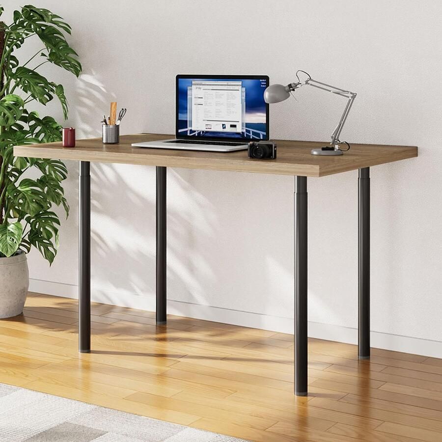 Ibenzoa In Hoogte Verstelbare Metalen Tafelpoten Set van 4 met Beschermkap en Schroeven voor Meubels