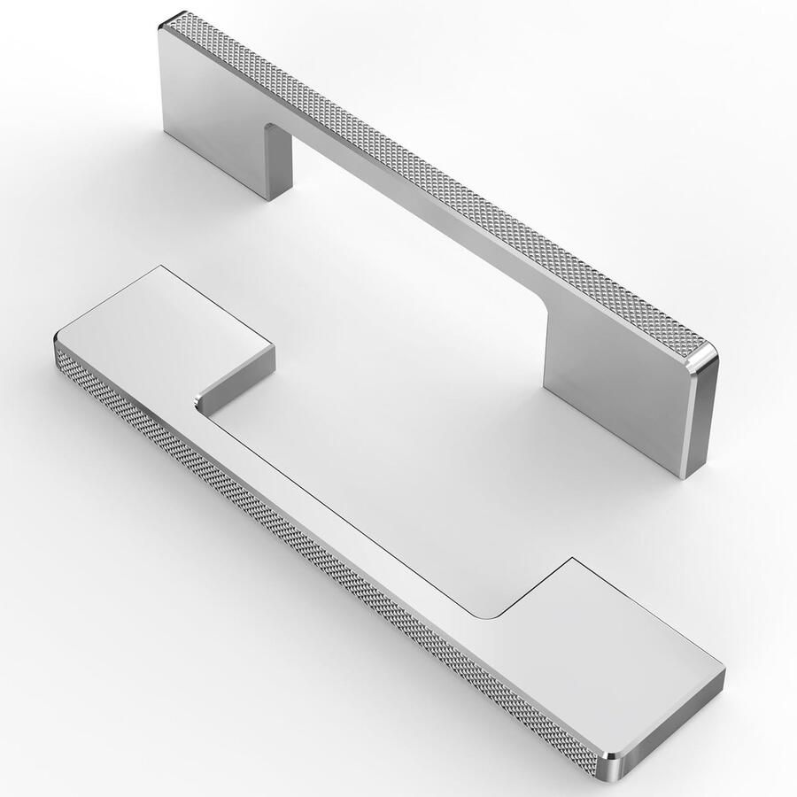 Ibenzoa Kastgrepen Set van 10 Stuks met Elegant Snijwerk voor Keukenkasten en Meubels