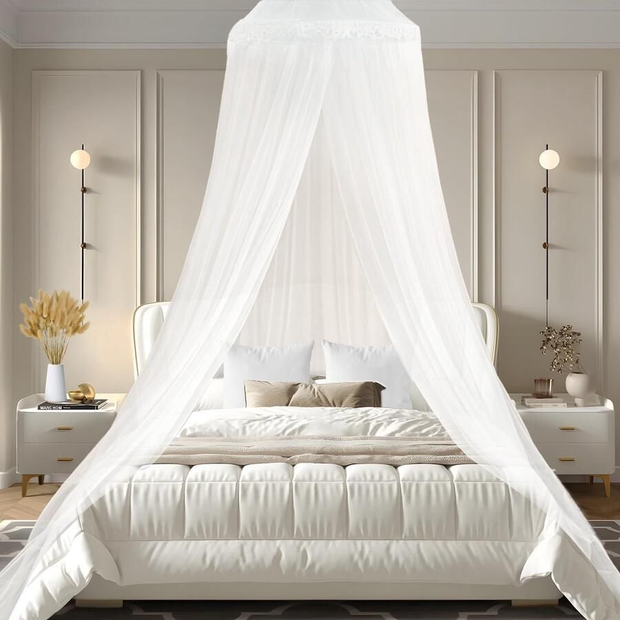 Ibenzoa Klamboe Muggennet voor Verschillende Bedden en Reizen Bescherming tegen Insecten en Frisse Lucht Circulatie