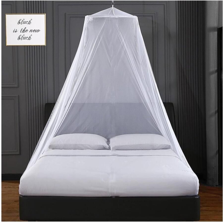 Ibenzoa Klamboe voor Binnen en Buiten Gebruik tweepersoonsbed en Eenpersoonsbed met Muggennet