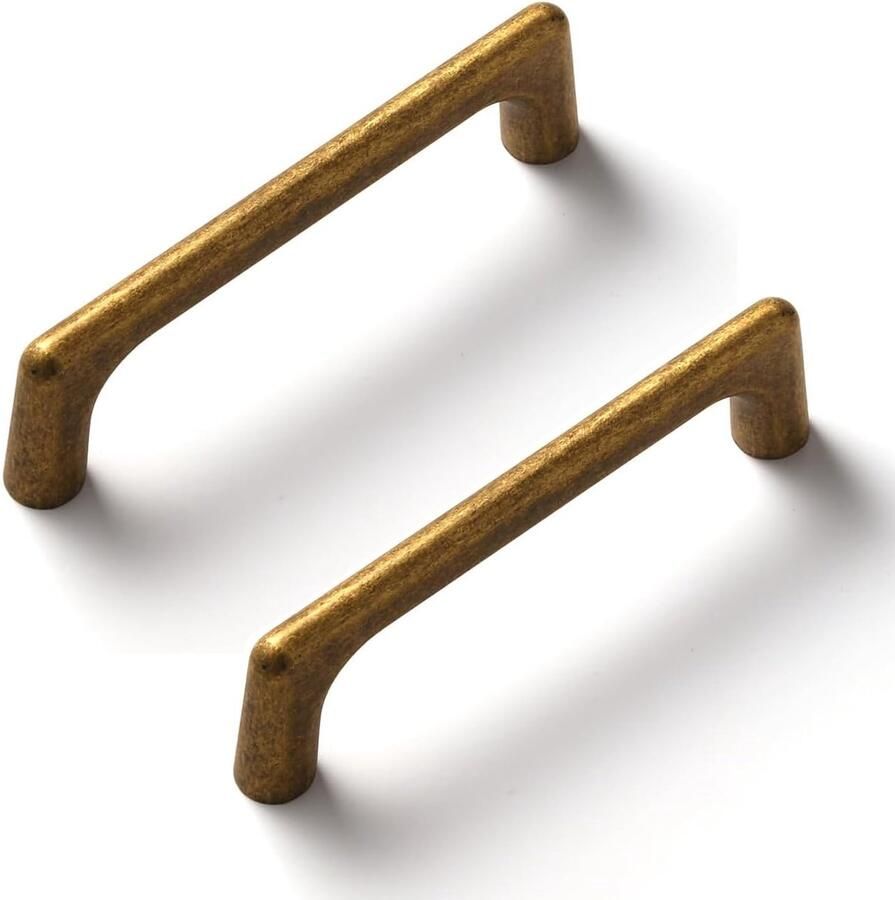 Ibenzoa Klassieke Geborstelde Bronzen Kastgrepen Set van 6 voor Meubels