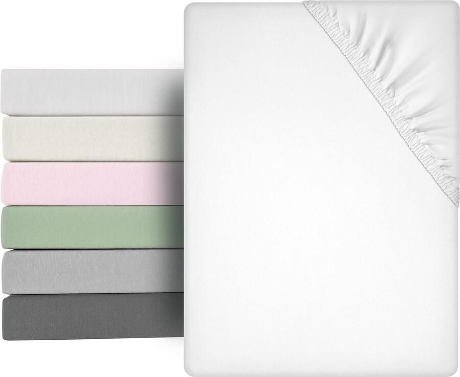 Ibenzoa Licht en Zacht Microvezel Hoeslaken voor Matrassen van 140x200x30 cm