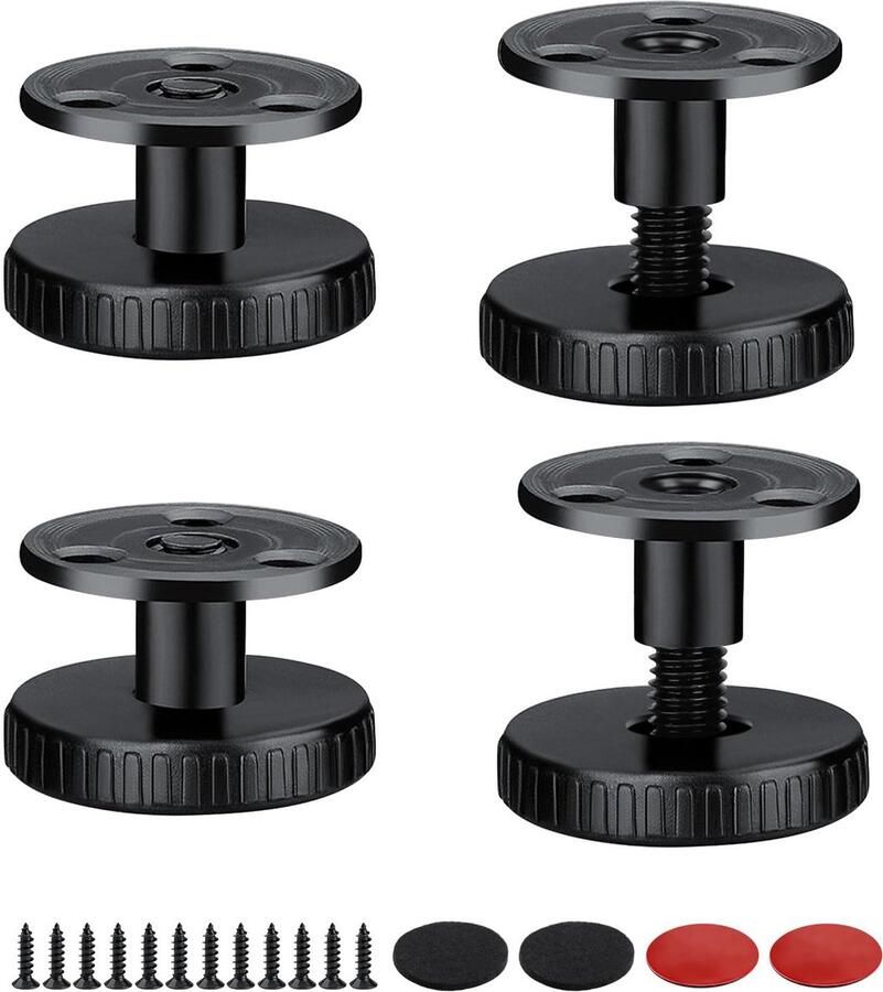 Ibenzoa Maatwerk Meubelpoten Set van 4 Verstelbare Hoogte voor Tafels Kasten en Banken