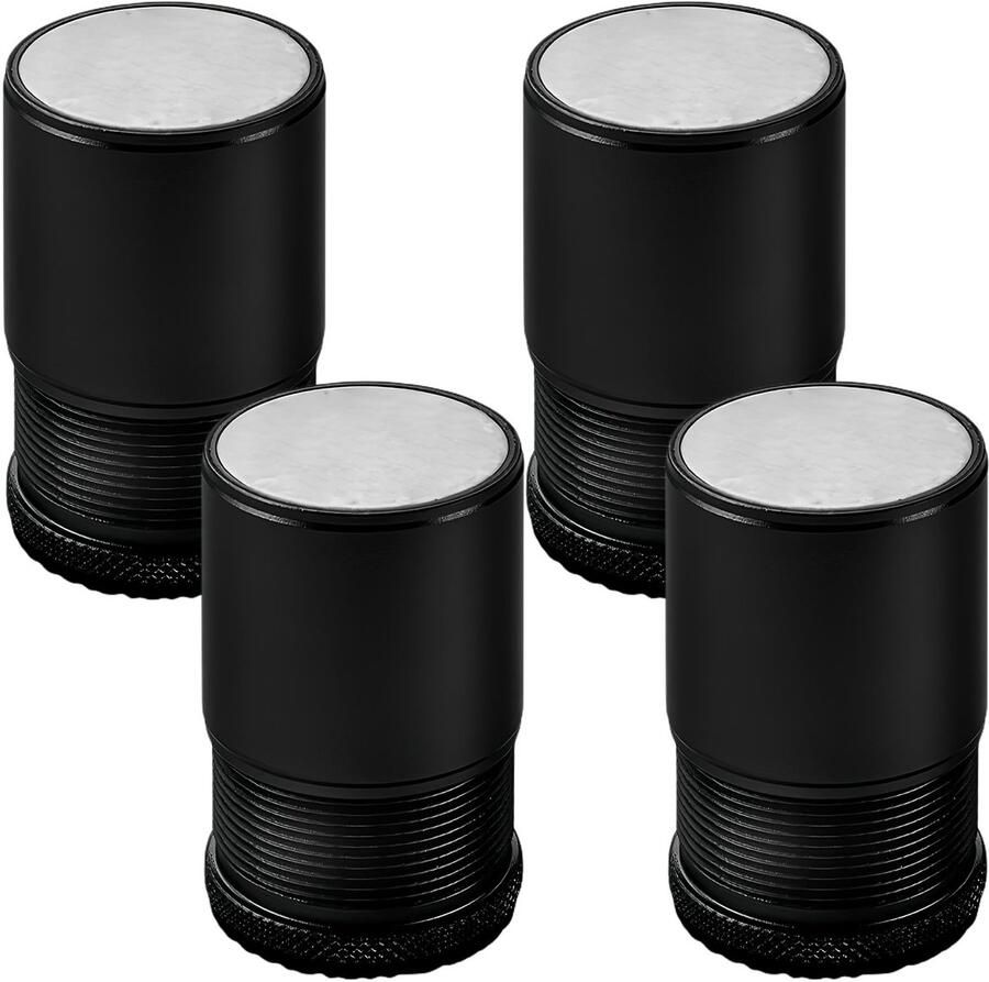 Ibenzoa Makkelijk verstelbare meubelverhogers van metaal voor stoel tafel bed en kast in zwart