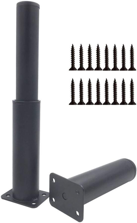 Ibenzoa Meubelverhogers van roestvrij staal voor doe-het-zelf meubelontwerpen met verstelbare hoogte