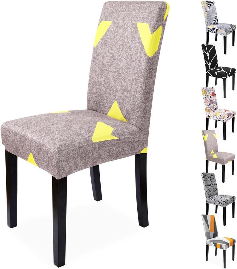 Ibenzoa Modern en Stijlvol Elastische Stoelhoezen Set van 4 voor Gebruiken