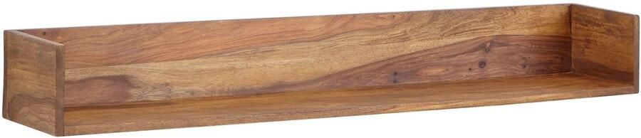 Ibenzoa Modern zwevend wandrek van massief hout voor woonkamer en boekenopslag