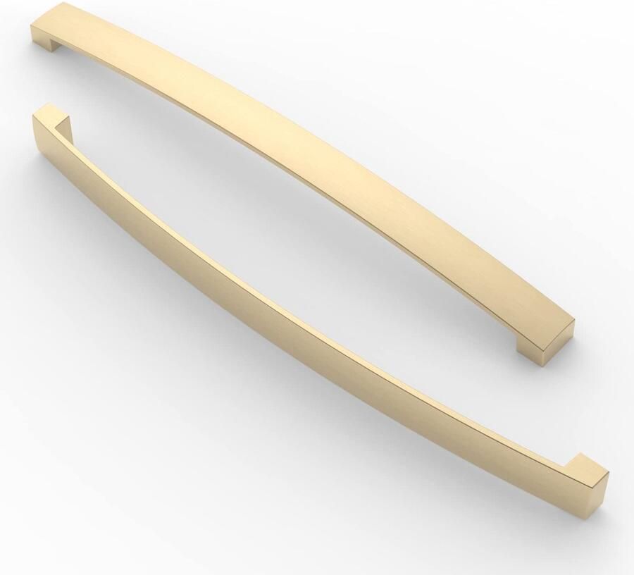 Ibenzoa Moderne en Stijlvolle Messing Deur- en Kastgrepen voor Interieurs Set van 5 Stuks