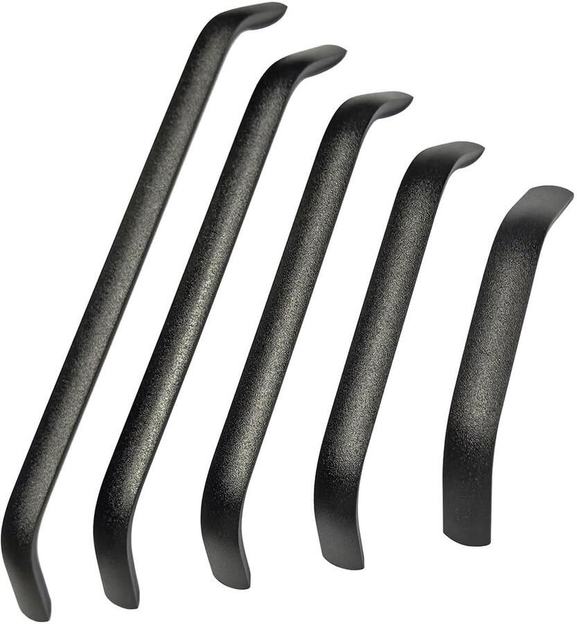 Ibenzoa Moderne Zwarte Lade- en Deurtrekkers voor Keuken en Meubels Set van 2 Stuks 335mm Lengte