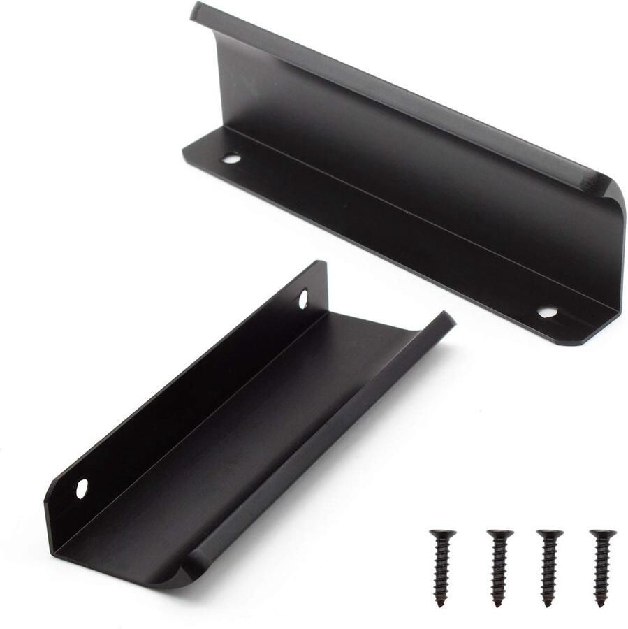 Ibenzoa Moderne Zwarte Meubelgrepen voor Kasten en Lades Set van 2 Stuks