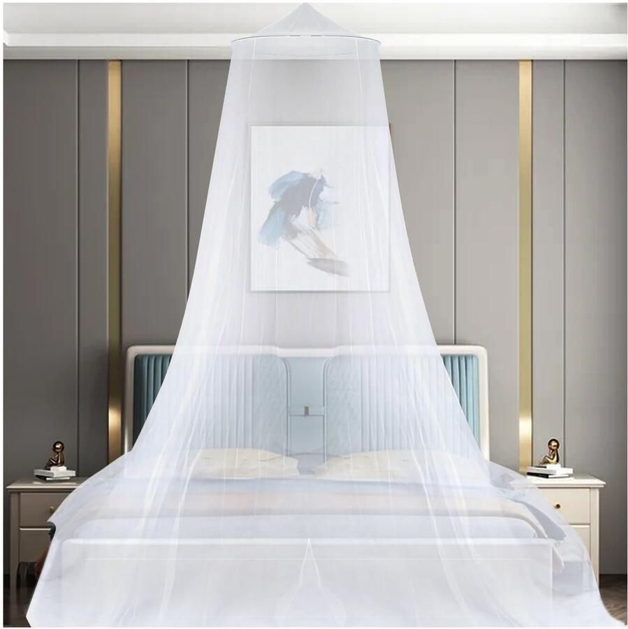 Ibenzoa Muggennet voor Bedden met Extra Grote Spanring en Fijnmazig Gaas voor Optimale Bescherming