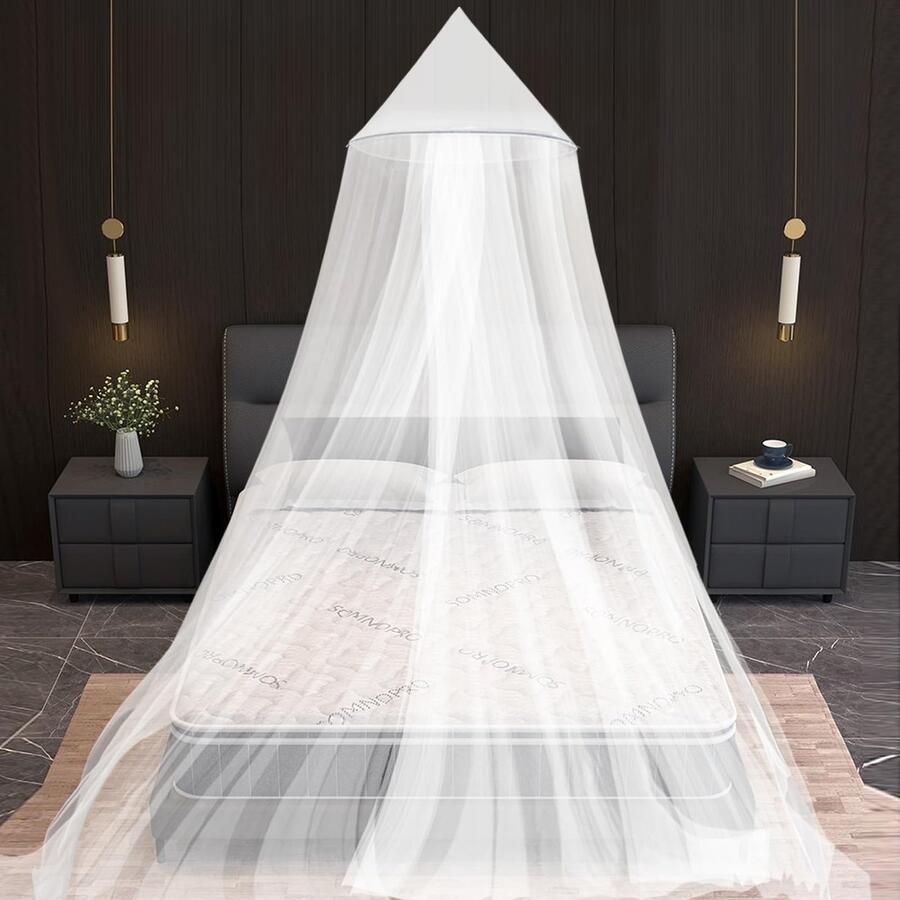 Ibenzoa Muggennet voor Bedden met Universele Pasvorm en Eenvoudige Installatie voor Optimale Muggenbescherming