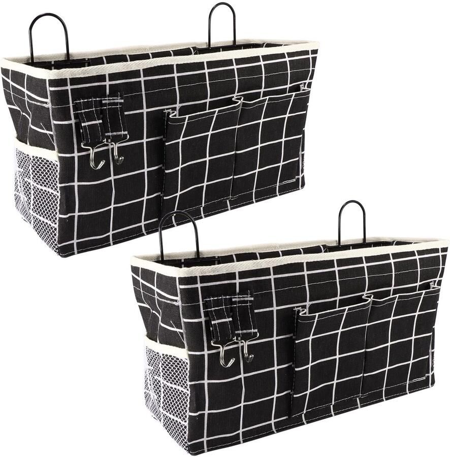 Ibenzoa Multifunctionele Hangende Organizer voor Bedden met Grote Capaciteit en