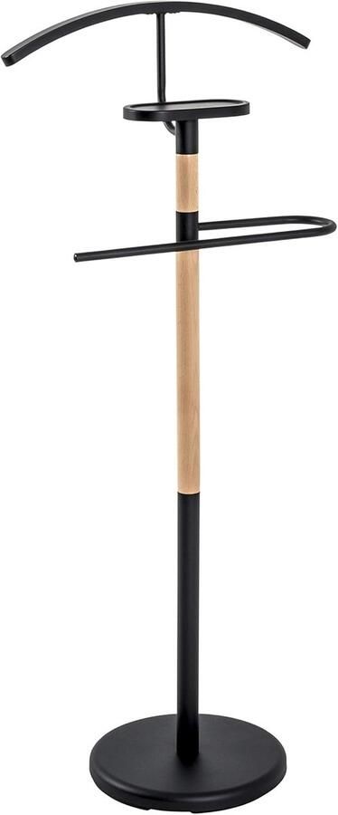 Ibenzoa Multifunctionele Houten Planker met Verstelbare Hanghoogtes Ideaal voor Garderobe en Slaapkamer