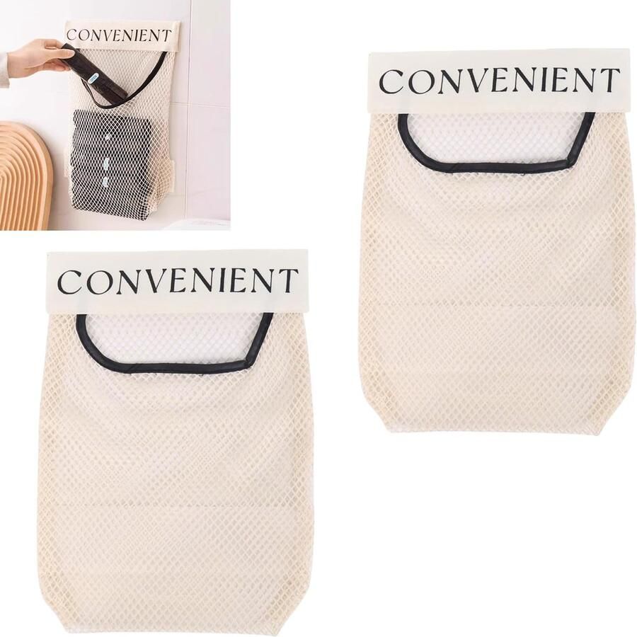 Ibenzoa Multifunctionele Schrankdeur Organizer Net Roostersysteem voor Opbergoplossing