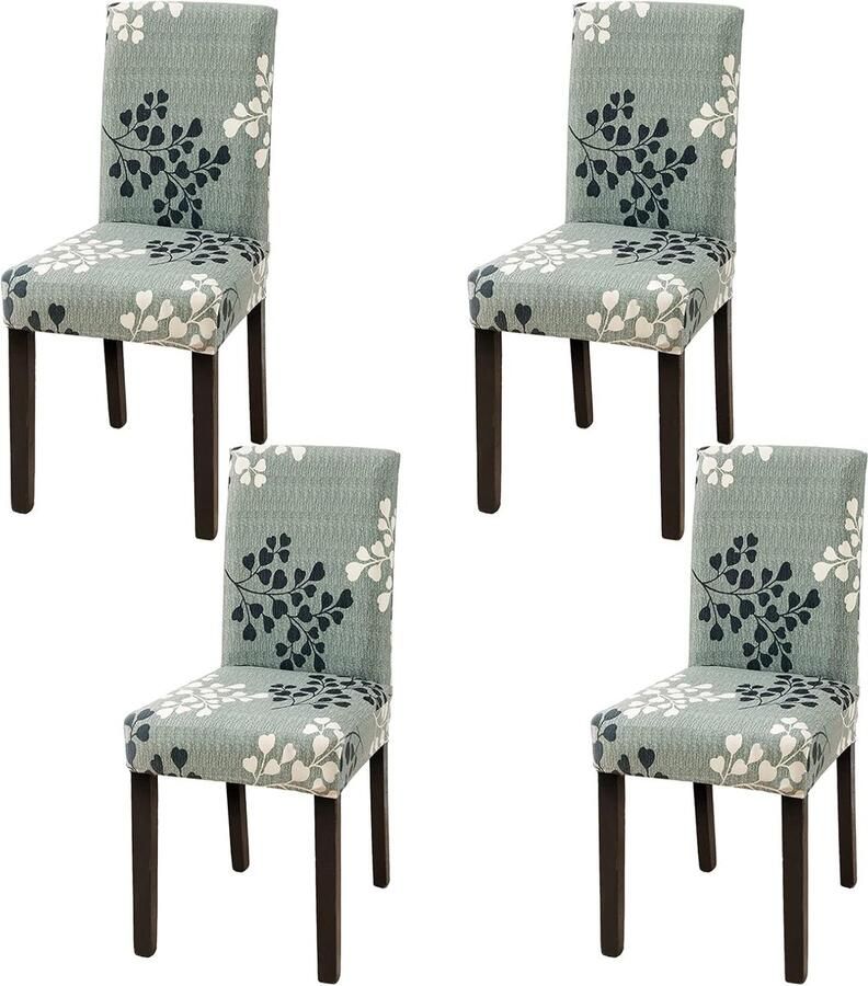 Ibenzoa Multifunctionele Stretch Stoelhoes Set 4 Stuks voor Interieurruimtes