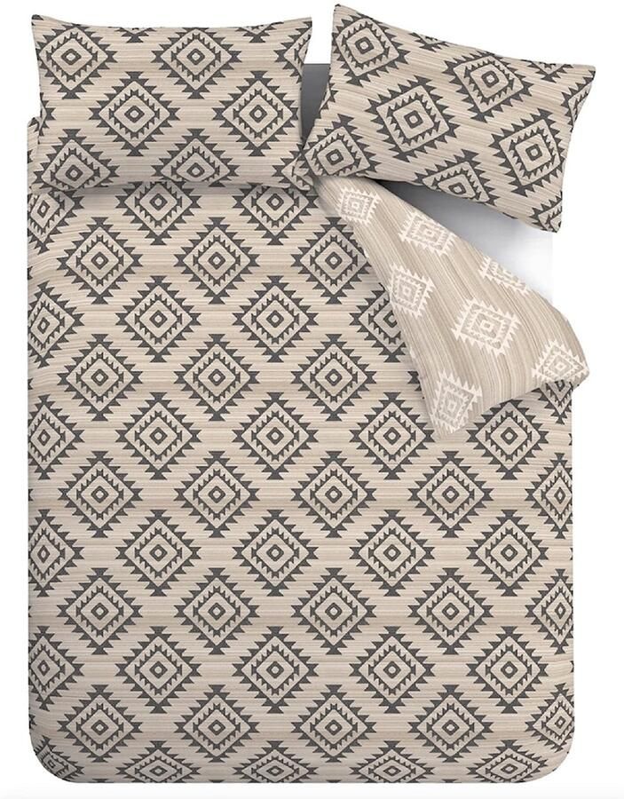 Ibenzoa Omkeerbare beddengoedset met Aztec patroon voor eenpersoonsbed