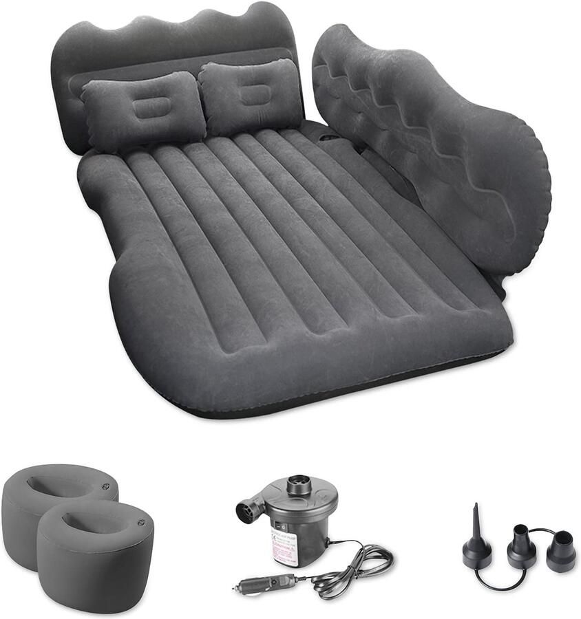 Ibenzoa Opblaasbaar tweepersoons luchtmatras voor auto en outdoor gebruik