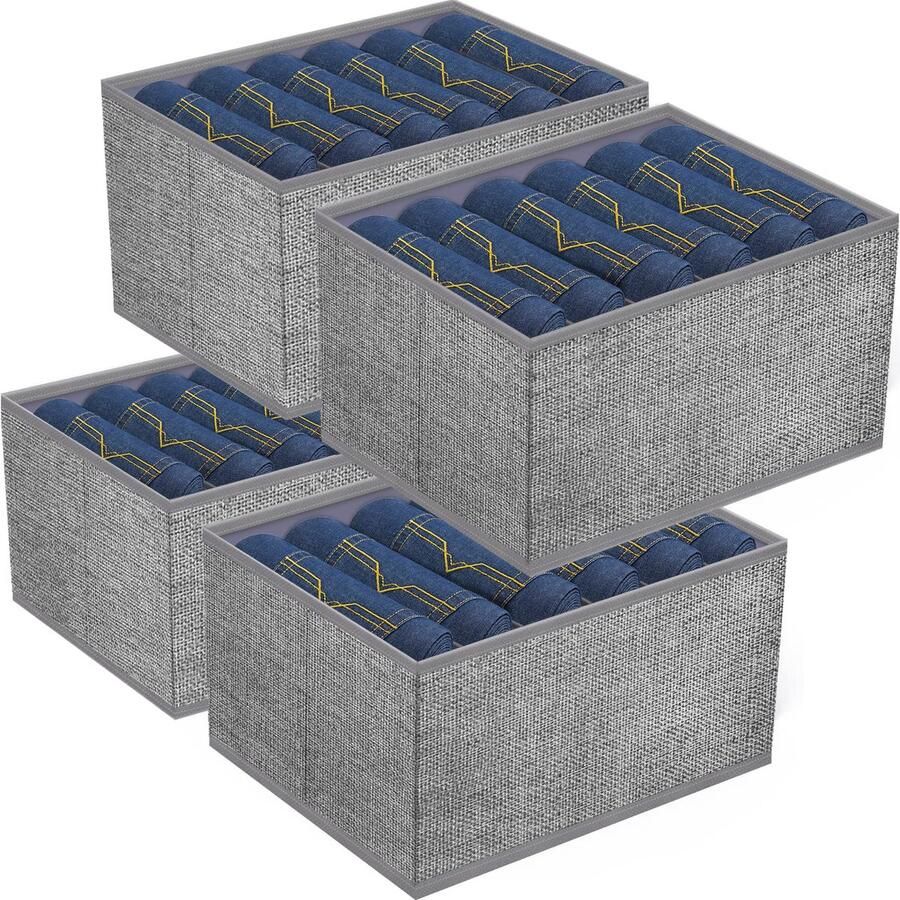 Ibenzoa Opvouwbare Kledingkast Organizer 4 Stuks