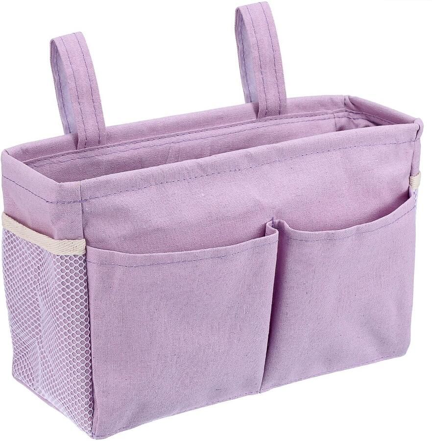 Ibenzoa Praktische nachtkast organizer met meerdere vakken voor accessoires