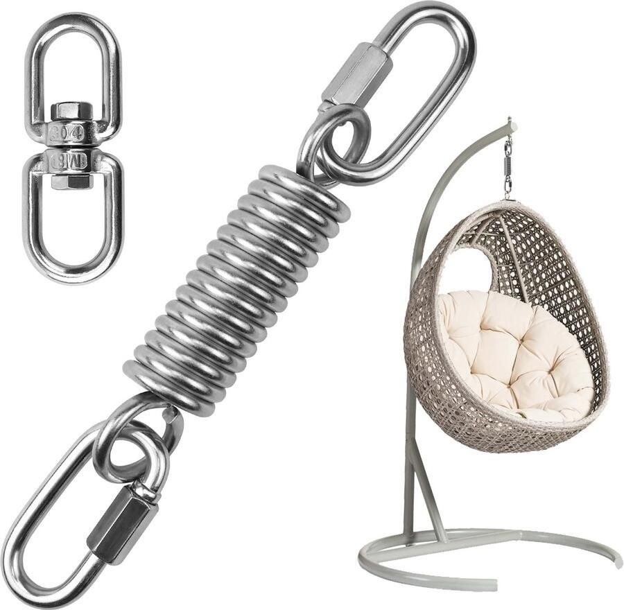 Ibenzoa Robuuste ophangset voor hangstoelen en schommels met 360 graden draaifunctie