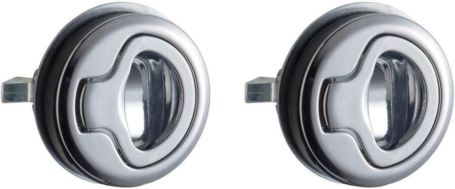 Ibenzoa Robuuste Roestvrij Stalen Flush Vergrendelingsset voor Meubels en Voertuigen 2 stuks