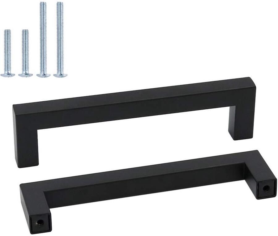 Ibenzoa Robuuste Roestvrij Stalen Handgreep voor Keukenlades en Kastjes Vierkant Design