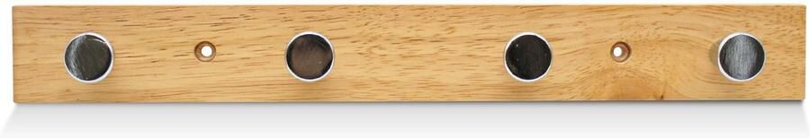 Ibenzoa Robuuste Wandkapstok met Vier Haken Ideaal voor Thuis en Kantoor