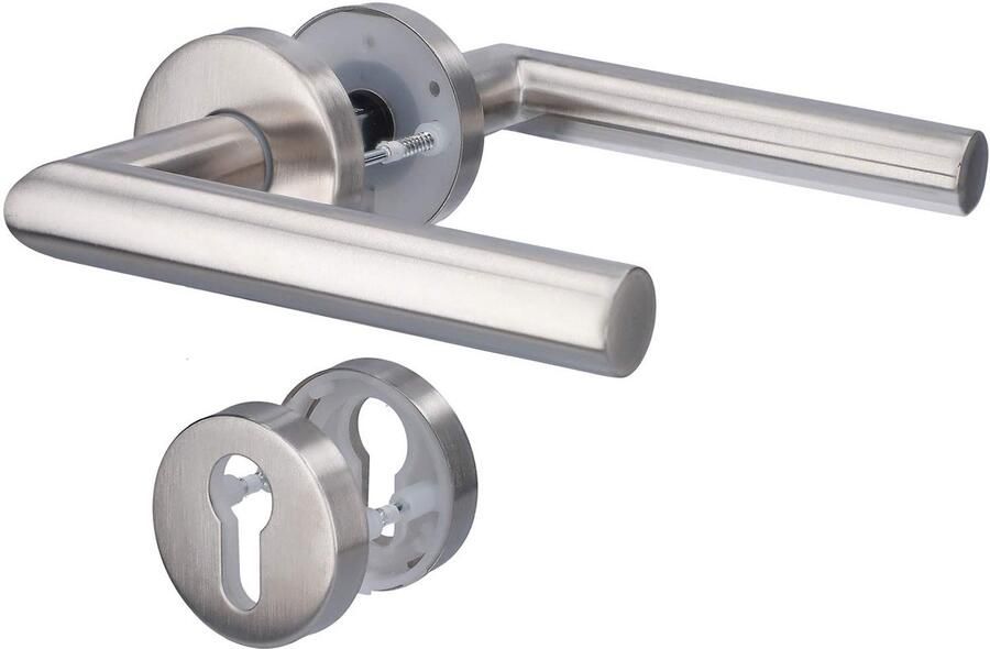 Ibenzoa Roestvrij Stalen Deurbeslag Moscou-II met Rosetten