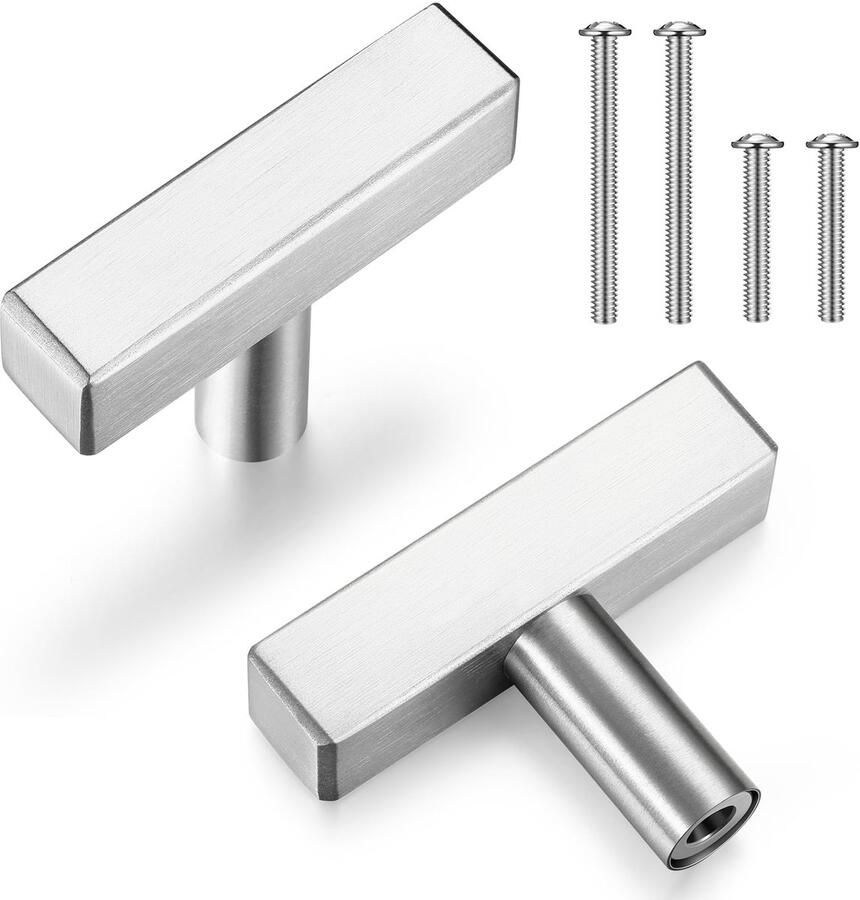 Ibenzoa Roestvrijstalen kastgrepen voor keuken en meubels met eenvoudige montage