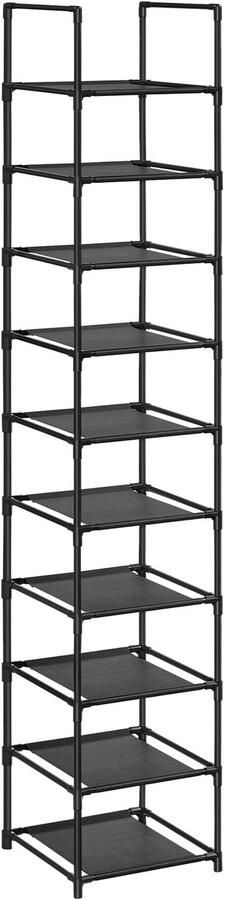 Ibenzoa Ruimtebesparend Schoenenrek met 10 Niveaus voor Ruimtes in Huis
