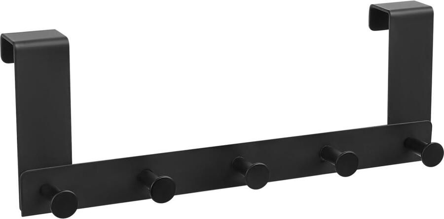Ibenzoa Ruimtebesparende Deurhaken met 5 Sterke Haken voor Kleding en Accessoires in Ruimtes
