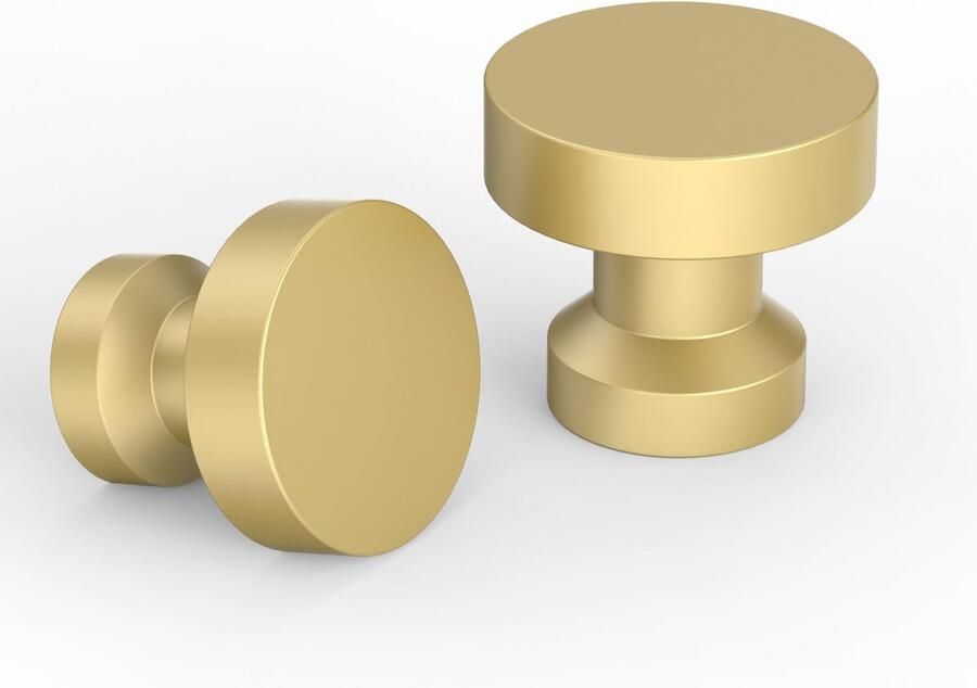 Ibenzoa Set van 10 Gouden Meubelknoppen – Multifunctioneel voor Kasten Laden en Dressoirs