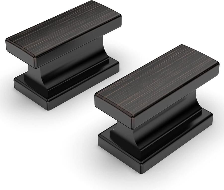 Ibenzoa Set van 10 Klassieke Bronzen Kastknoppen voor Meubels en Deuren in Zinklegering