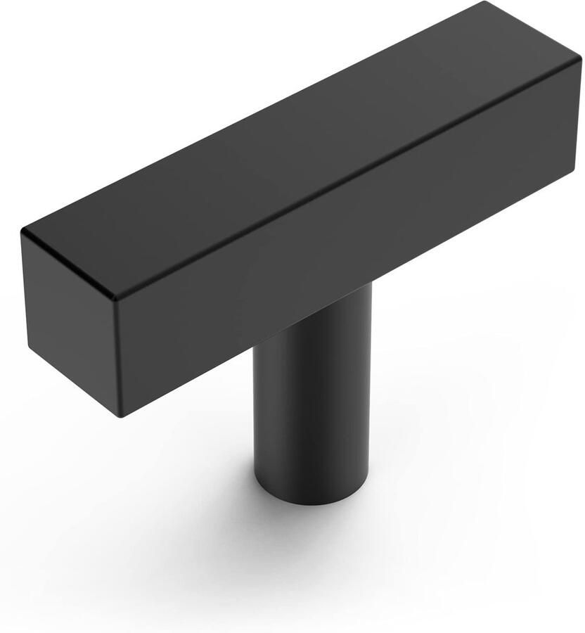 Ibenzoa Set van 10 Meubelknoppen Roestvrij Stalen Kastknop Zwarte Ladeknop Stangknop voor Kastdeur Commode Kastknop – Duurzaam en Eenvoudig te Installeren