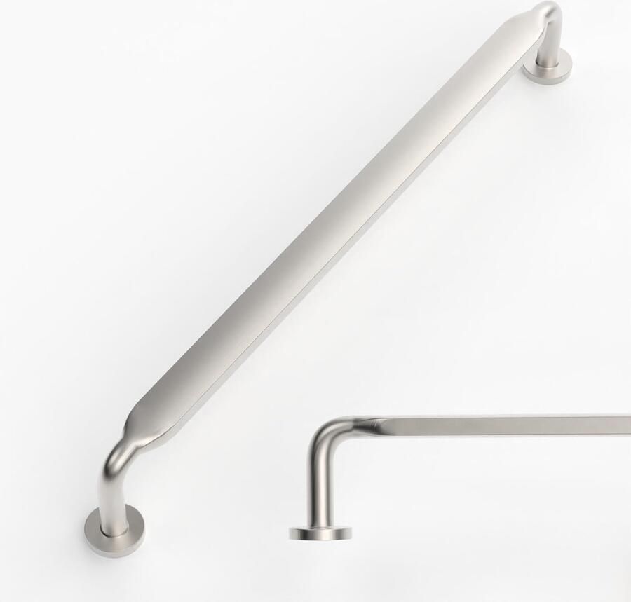 Ibenzoa Set van 10 stijlvolle handgrepen voor kasten en lades in geborsteld nikkel