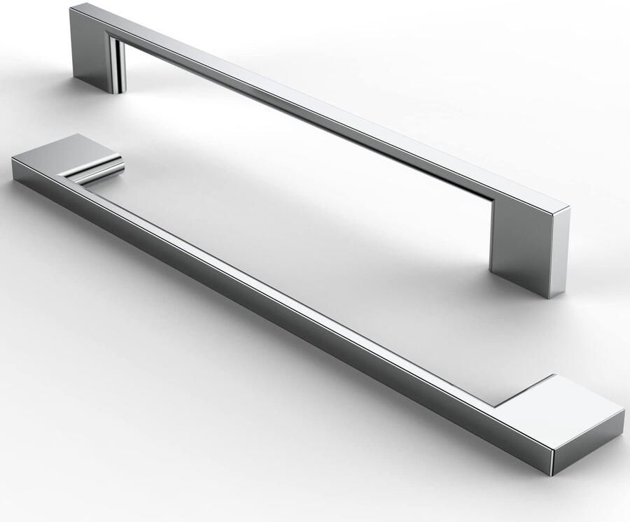 Ibenzoa Set van 10 Verchroomde Kast- en Ladegrepen voor Keuken en Meubelrenovatie 192 mm Gatafstand