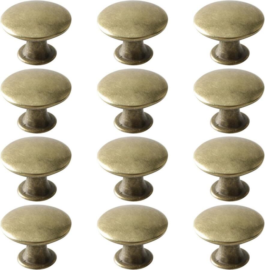 Ibenzoa Set van 12 Stuks Klassieke Vintage Kastknoppen voor Meubeltoepassingen