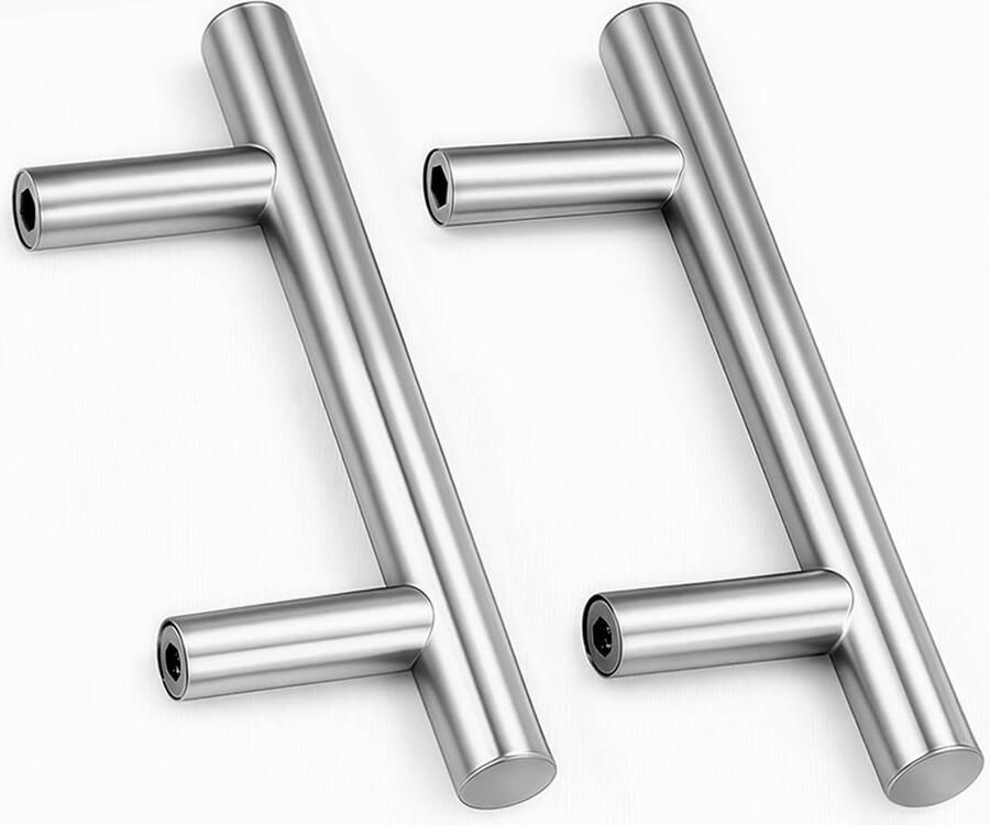 Ibenzoa Set van 2 roestvrijstalen handgrepen voor keuken en meubels