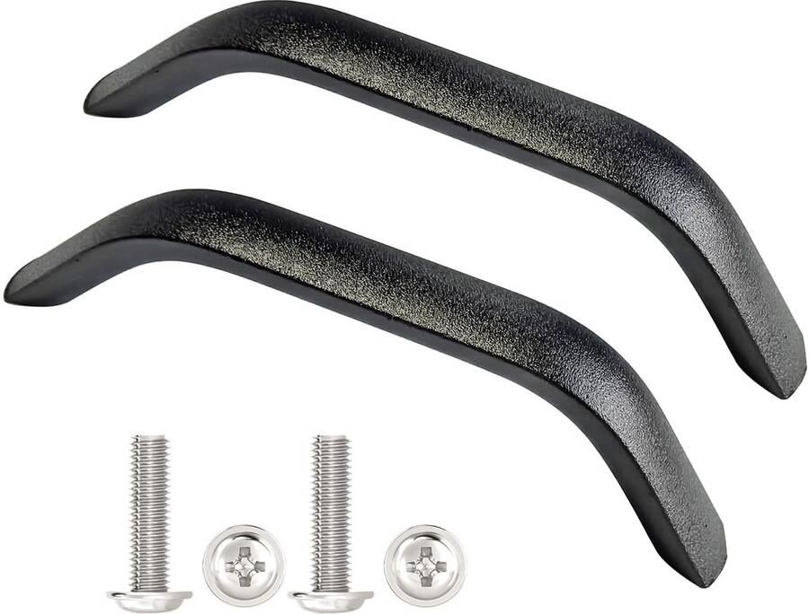 Ibenzoa Set van 2 Zwarte Keukengrepen voor Kasten en Deuren met Boorgatafstand van 128 mm