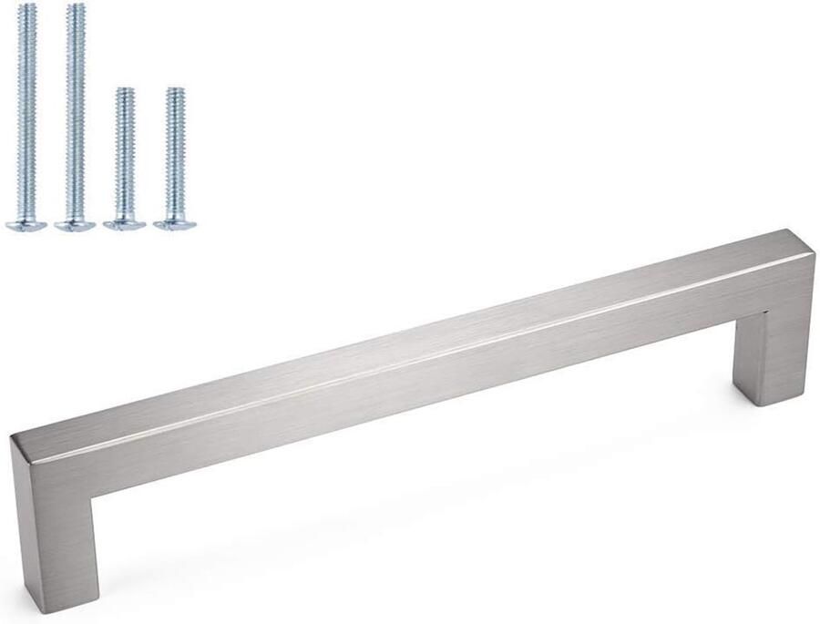 Ibenzoa Set van 5 Stuks Roestvrij Stalen Meubelgrepen voor Keukenkasten en Deuren 320 mm Gatafstand