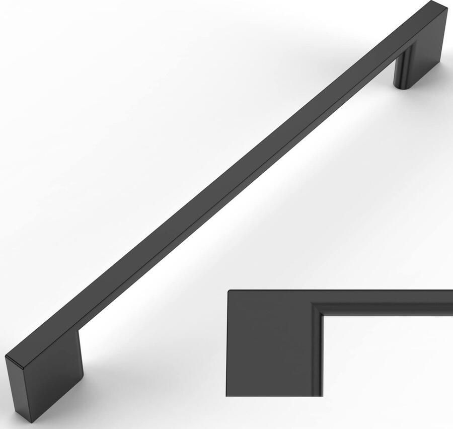 Ibenzoa Set van 6 elegante geborsteld nikkel kastgrepen voor meubelen