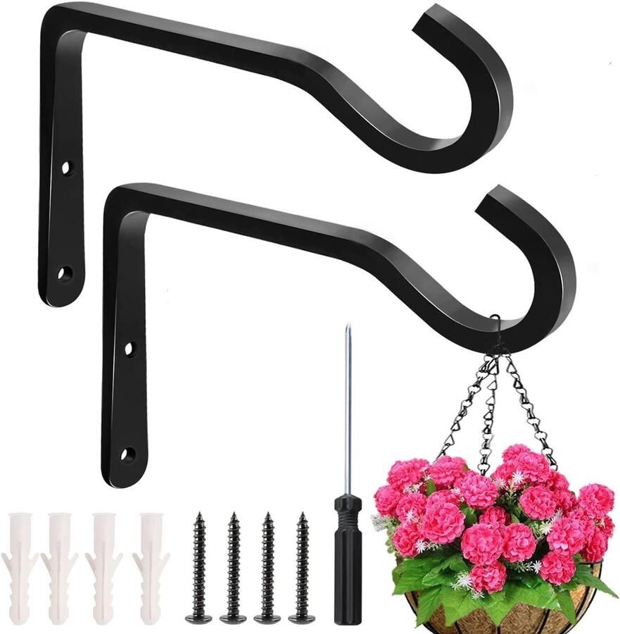 Ibenzoa Set van Twee Multifunctionele Wandplanken met Plantenbehangsystemen Stijlvol en Praktisch