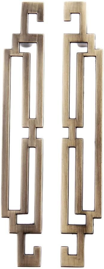 Ibenzoa Set van vijf stijlvolle kastgrepen in antiek bronzen afwerking voor keukens