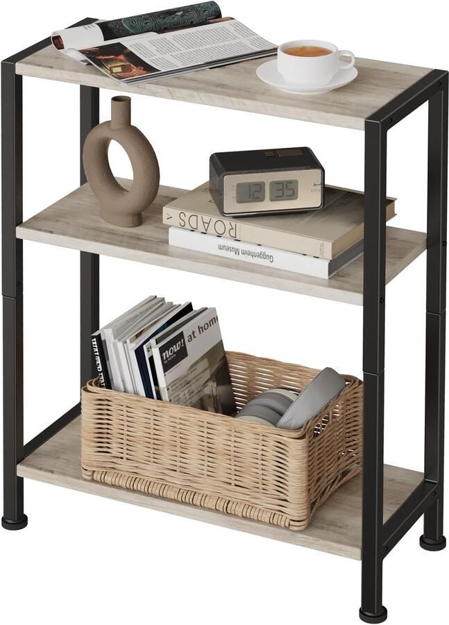 Ibenzoa Slanke en Veelzijdige Bijzettafel voor Kleine Ruimtes in Woonkamer Slaapkamer en Kantoor