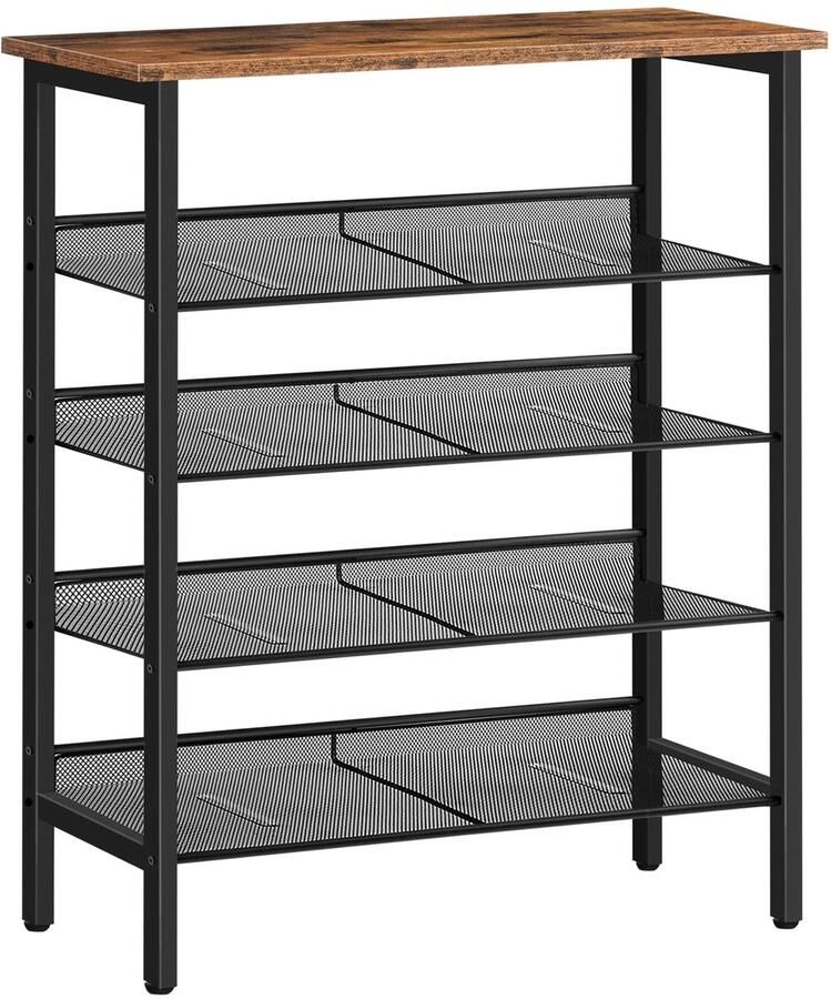 Ibenzoa Smal en stijlvol schoenenrek met verstelbare planken voor entree en hal