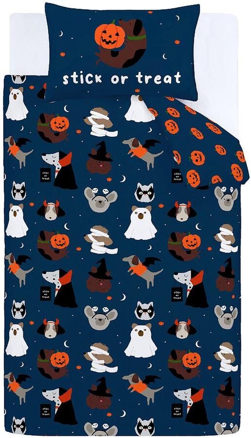 Ibenzoa Stijlvol beddengoed voor eenpersoonsbed met nachtlamp effect en kussenhoes