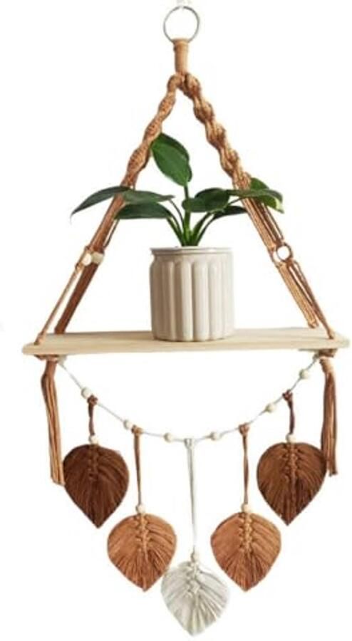 Ibenzoa Stijlvol Boho Macramé Wandtapijt voor Unieke Wanddecoratie in Huis en Kantoor