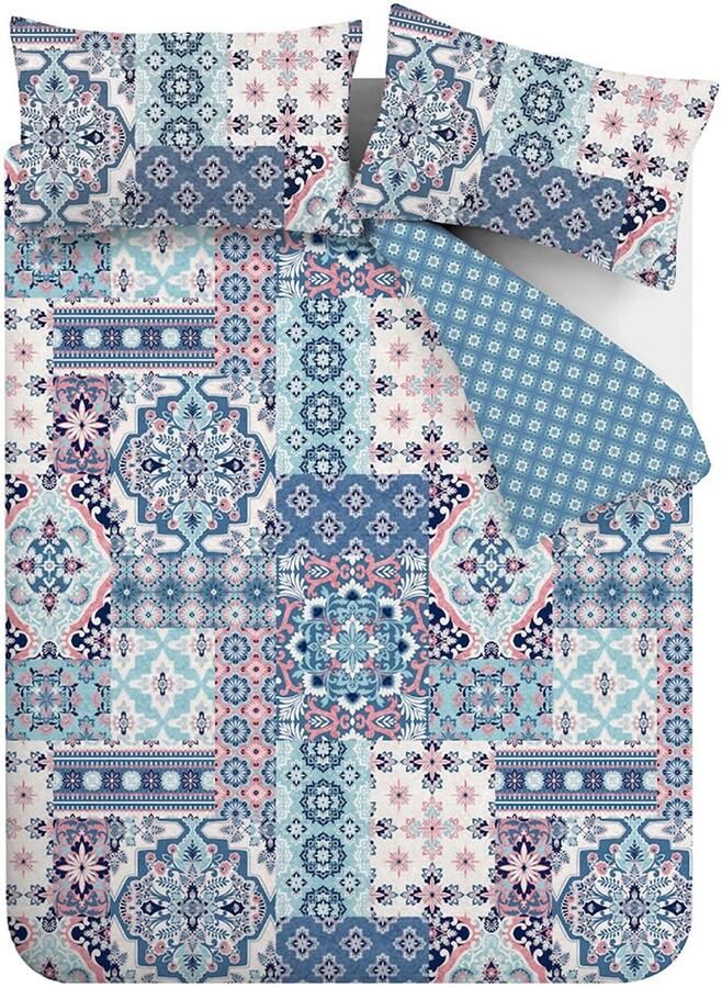 Ibenzoa Stijlvol en omkeerbaar dekbedovertrek met kussenhoes voor eenpersoonsbed